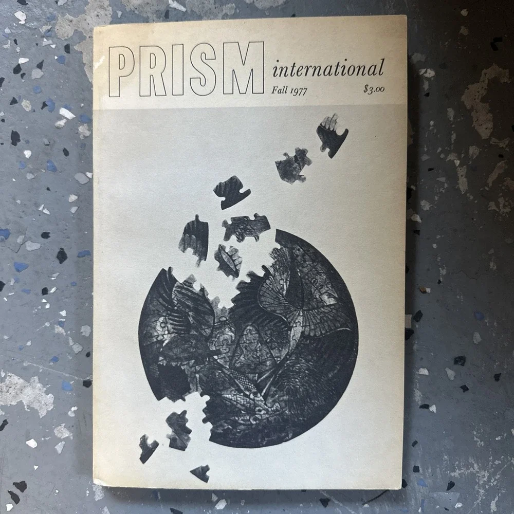 Prism International Fall 1977 Volume‎ 16:2 Rare Canadian Poetry Publication